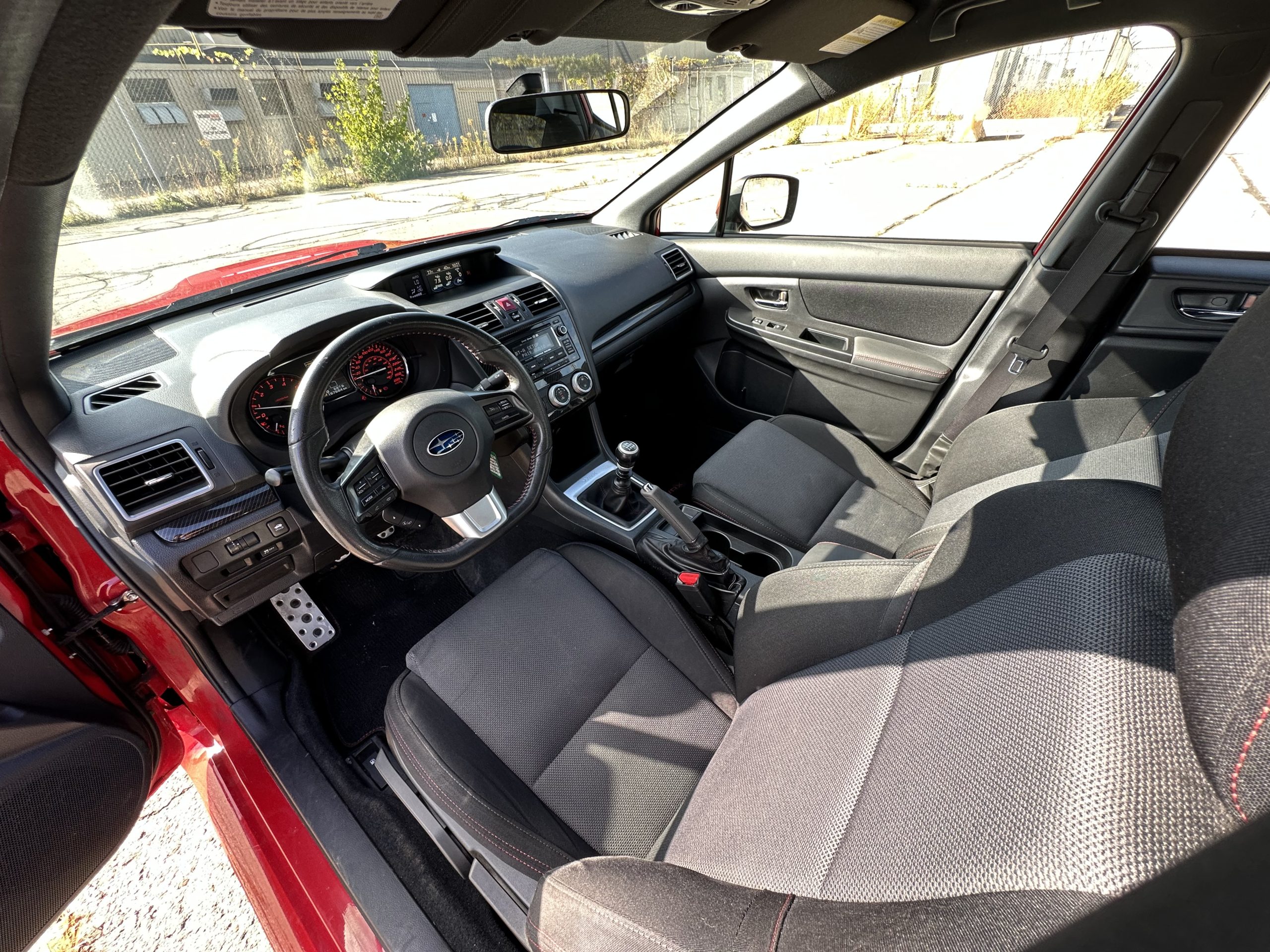 2015 Subaru WRX w/Sport Pkg