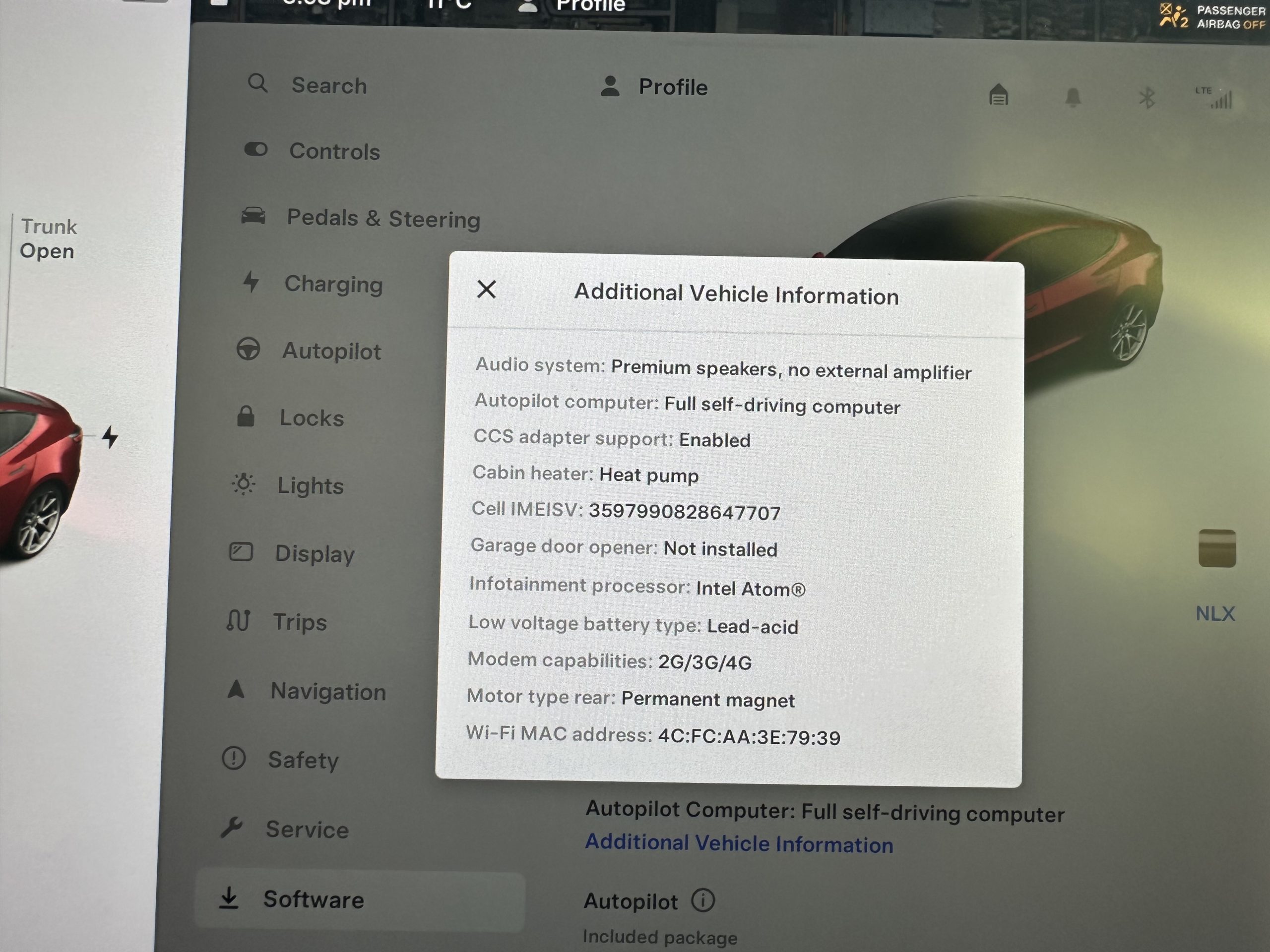 2021 Tesla Model 3 Standard Range